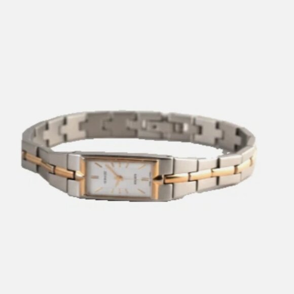 Seiko Ladies Two Tone Watch Stainless Steel Japan Quartz 2E20-7479 RO main image 4